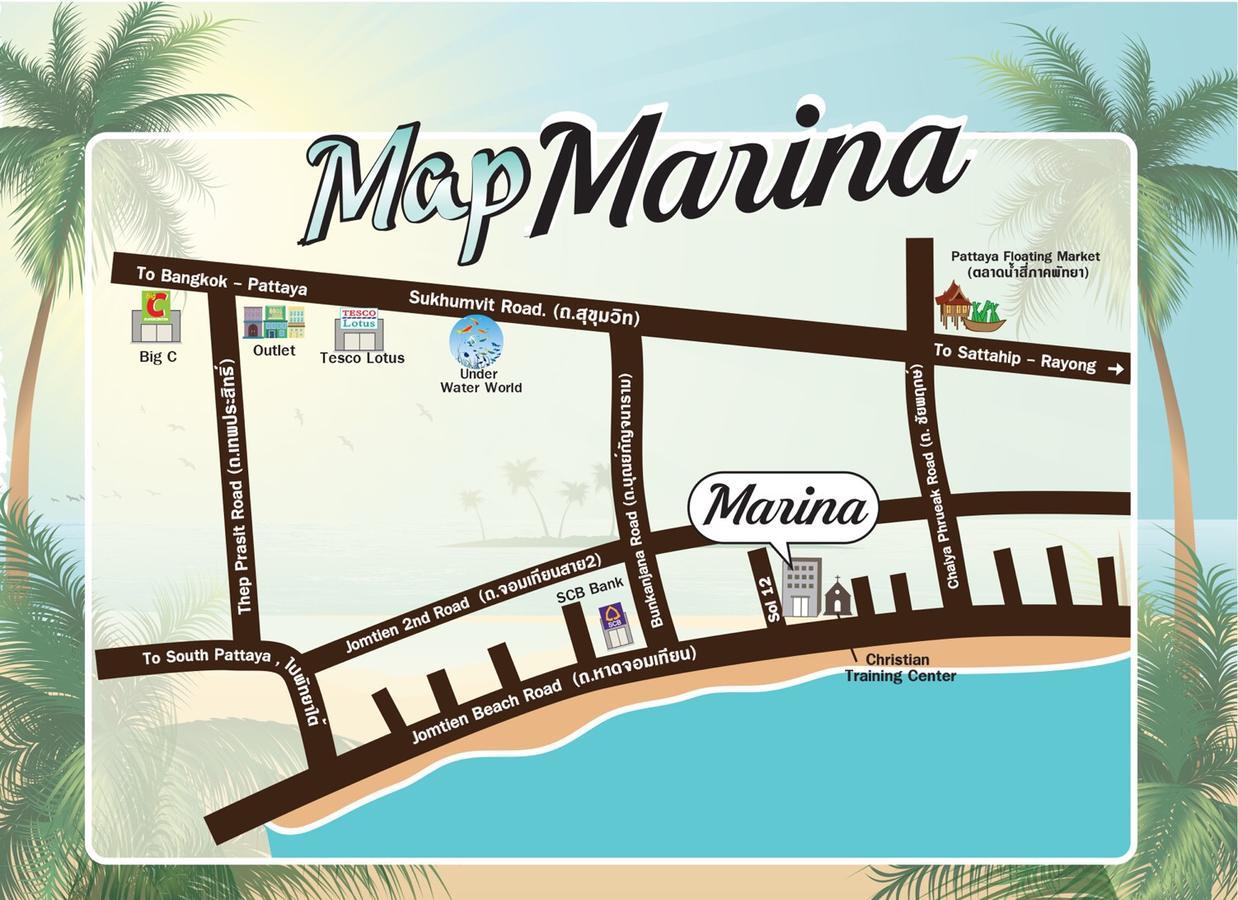 Marina Jomtien Beach Exterior photo